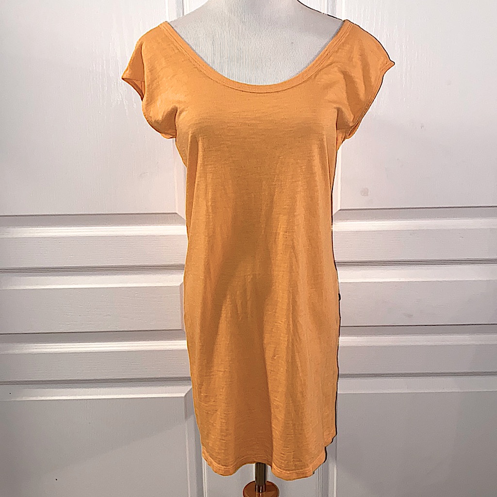Express Basic Orange Dress